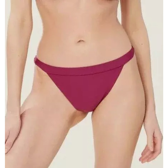 Andie Swim The Caicos Bikini Bottom AB367 Size XS NWT Plum - Picture 1 of 4